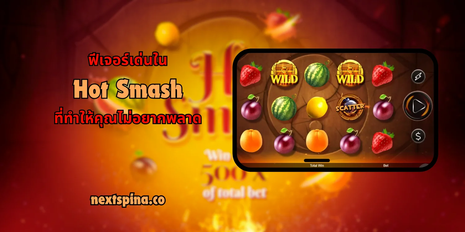 ฟีเจอร์เด่นใน Hot Smash ที่ทำให้คุณไม่อยากพลาด